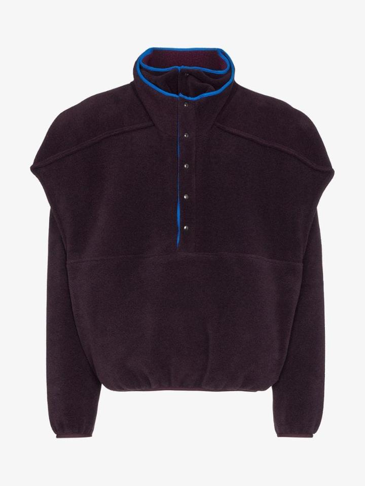 Y/project Layered Inside-out Effect Fleece - Purple