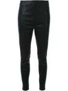 Dion Lee Stretch Compact Leather Pant, Women's, Size: 8, Black, Calf Leather