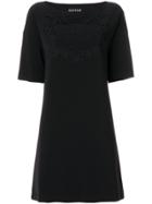 Boutique Moschino Cut Out Logo Dress - Black