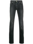 Versace Faded Slim-fit Jeans - Grey