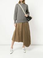 Le Ciel Bleu Cable Knit Jumper - Grey