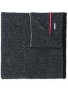 Bally Striped Detail Scarf - Grey
