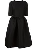 Ter Et Bantine Wide Flare Dress, Women's, Size: 40, Black, Cotton/polyester/wool