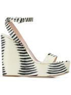 Giuseppe Zanotti Design Betty Wedge Sandals - White