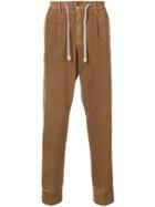 Eleventy Drawstring Waist Trousers - Brown