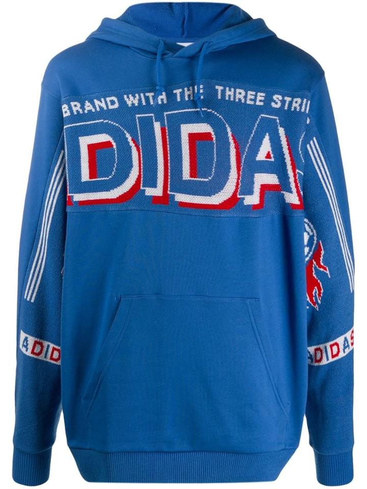 Adidas Real Scarf Hoodie - Blue
