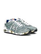 Premiata Kids Glitter Sneakers - Silver