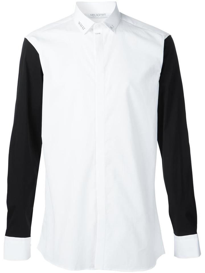Neil Barrett Contrast Sleeves Shirt