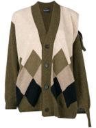 Erika Cavallini Cut-out Detail Cardigan - Green