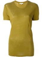 Iro Distressed T-shirt, Women's, Size: Large, Green, Linen/flax