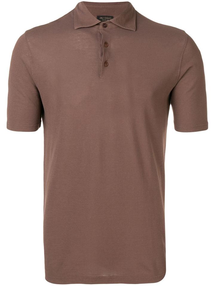 Dell'oglio Slim-fit Polo Shirt - Brown