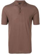 Dell'oglio Slim-fit Polo Shirt - Brown