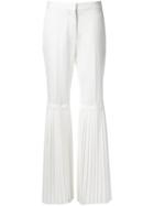 Stella Mccartney 'chellini' Bell Bottom Trousers, Women's, Size: 44, White, Wool