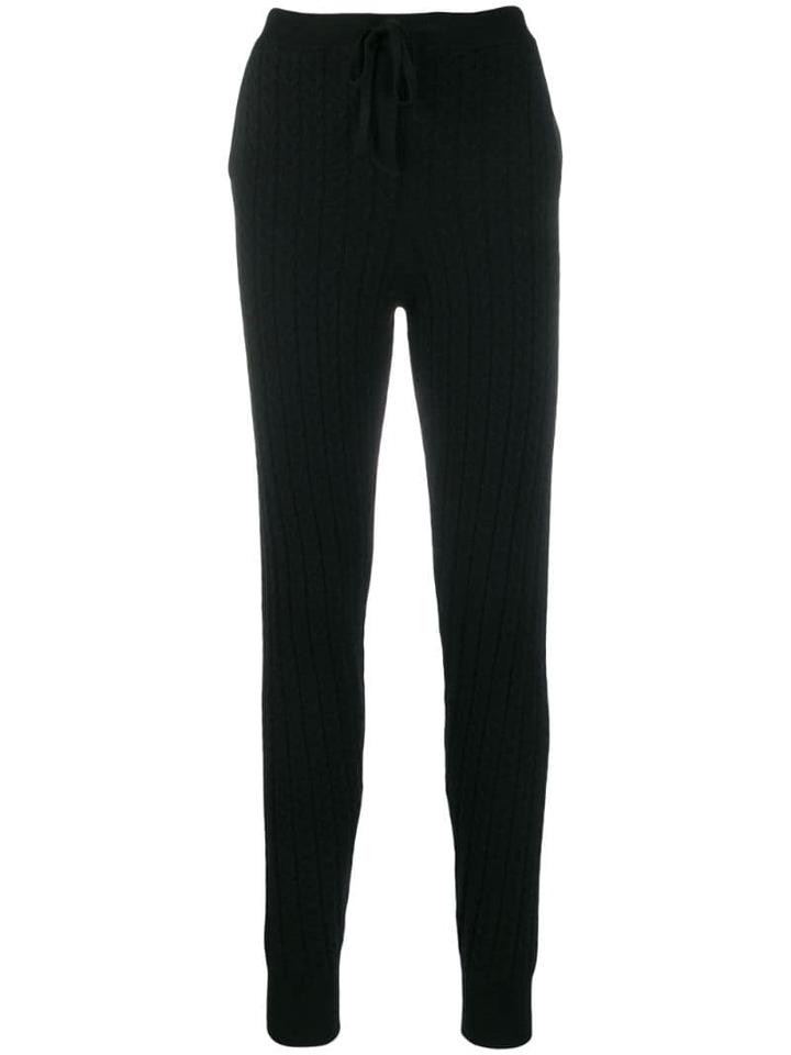 Chinti & Parker Chunk Knit Leggnigs - Black