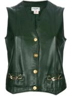 Céline Vintage Leather Gilet