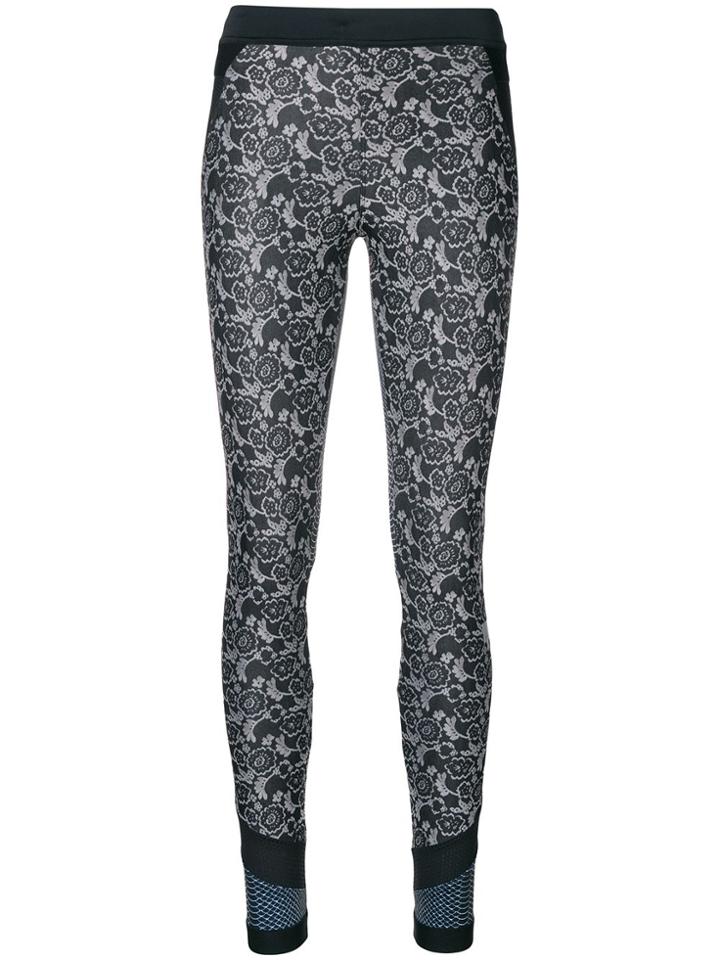 Adidas By Stella Mccartney Panelled Compression Tights - Black