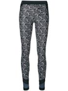 Adidas By Stella Mccartney Panelled Compression Tights - Black
