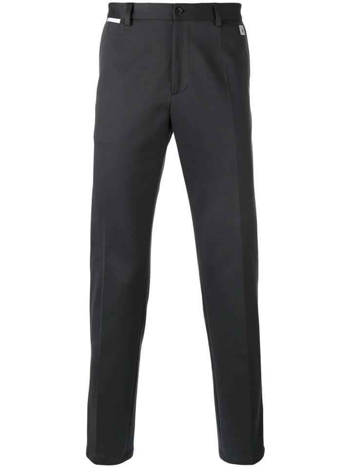 Dolce & Gabbana Tailored Trousers, Men's, Size: 50, Grey, Cotton/nylon