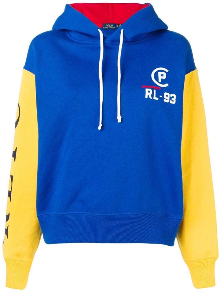 Polo Ralph Lauren Contrast Sleeve Hoodie - Blue