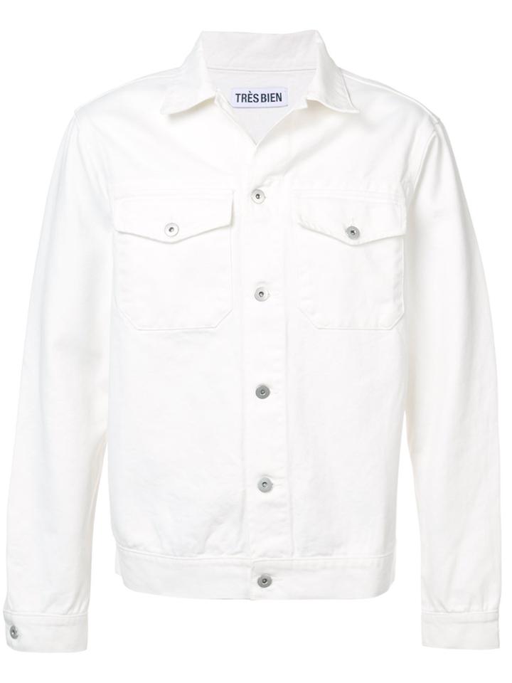 Très Bien Jean Denim Jacket - White
