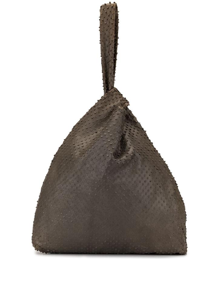 Helmut Lang Pre-owned 2000's Textured Tote - Green