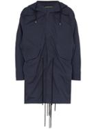 Y/project Quilted-interior Hooded Parka - Navy