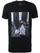 Armani Jeans - Photo Print T-shirt - Men - Cotton/spandex/elastane - Xl, Black, Cotton/spandex/elastane