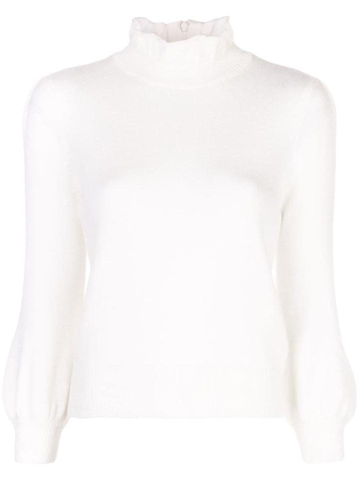 Co High Neck Jumper - White