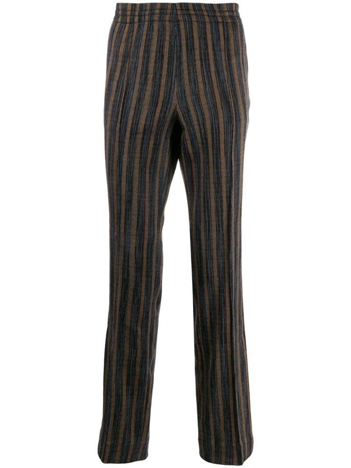 Missoni Striped Pattern Trousers - Neutrals