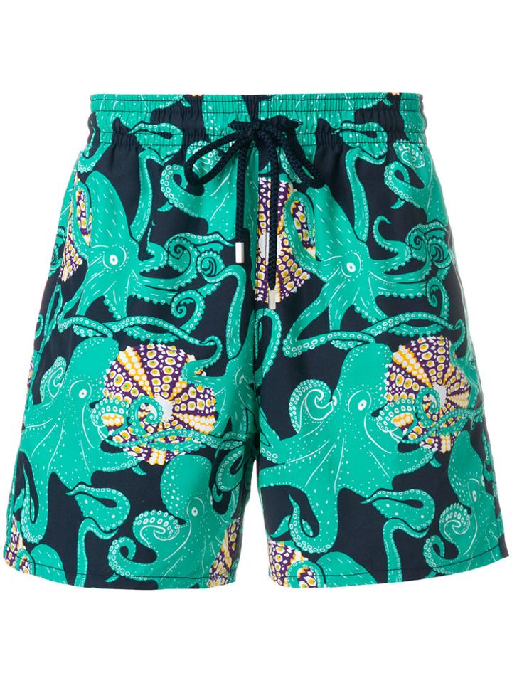 Vilebrequin Octapus Print Swim Shorts - Blue