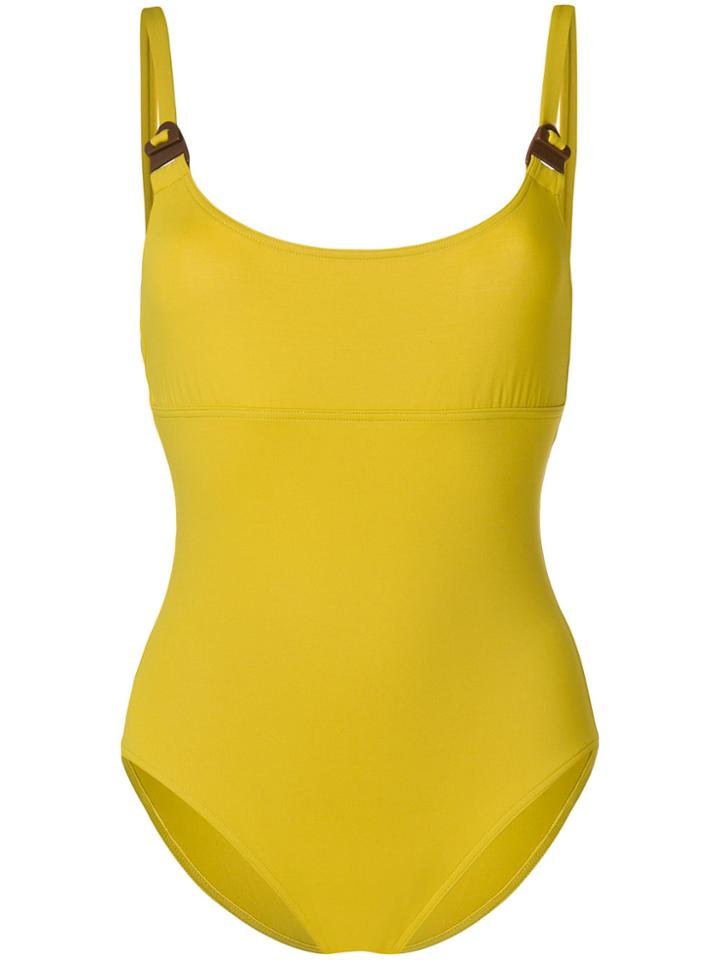 Eres Slim-fit Swimsuit - Yellow & Orange