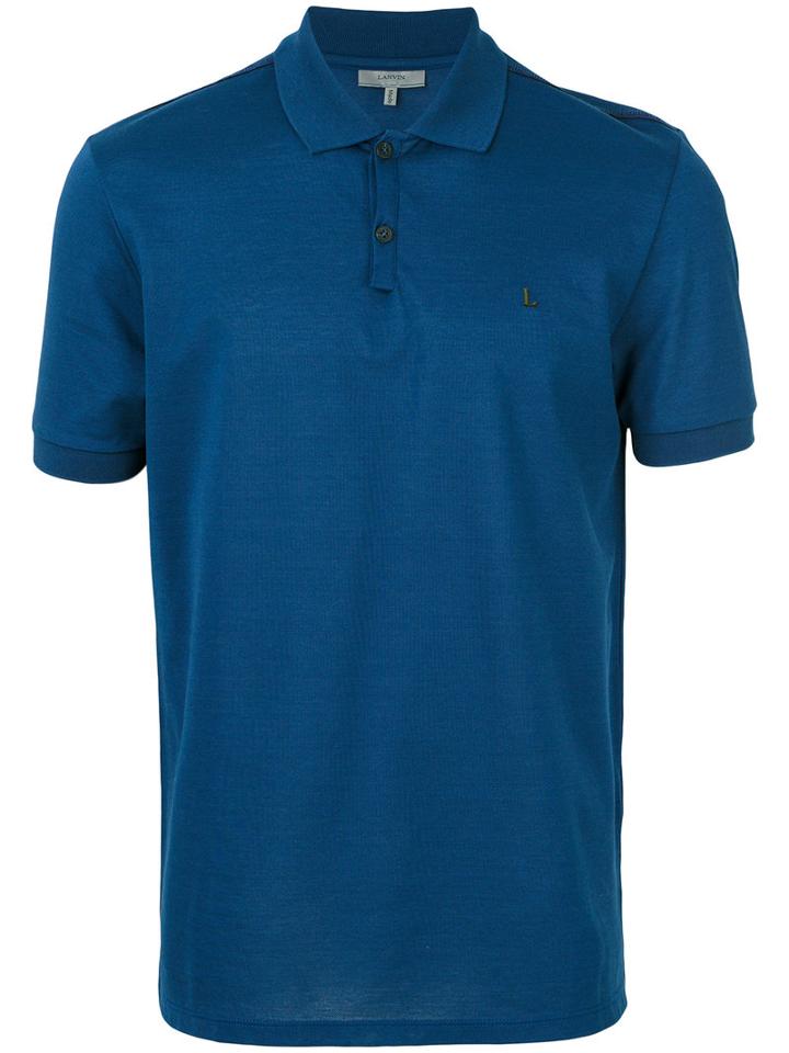 Lanvin - Polo Shirt - Men - Cotton - S, Blue, Cotton
