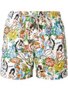 Mc2 Saint Barth - Gustavia Hula Hoop Swim Shorts - Men - Polyamide/polyester/spandex/elastane - Xxxl, Polyamide/polyester/spandex/elastane