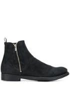 Officine Creative Side Zipped Boots - Black