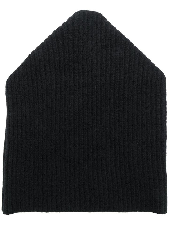 Cedric Jacquemyn Rib Knit Beanie - Black