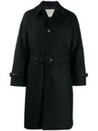 Mackintosh Belted Coat - Black