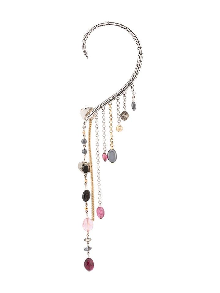 John Hardy Adwoa Aboah Classic Chain Single Drop Earring Cuff -