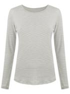 Talie Nk Striped T-shirt, Women's, Size: G, Grey, Cotton/polyester/spandex/elastane