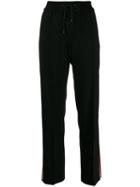 Kenzo Contrast Stripe Trousers - Black
