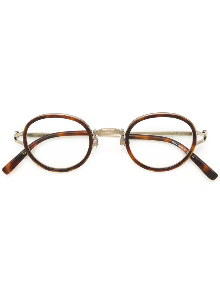 Matsuda Tortoiseshell Round Glasses - Metallic