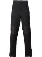 T By Alexander Wang Panelled Trousers, Men's, Size: Medium, Black, Cotton/polyester/spandex/elastane