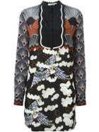 Mary Katrantzou 'euclase' Trinket Cloud Dress, Women's, Size: 10, Silk/viscose