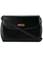 Gucci Vintage Bamboo Crossbody Bag - Black