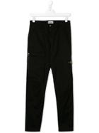 Stone Island Junior Slim Fit Jeans - Black