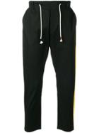The Silted Company Side Band Cropped Trousers - Black