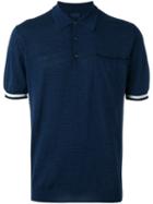 Lanvin Polo Top, Men's, Size: Xl, Blue, Cotton/wool/silk