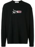 Education From Youngmachines Logo Patch Sweatshirt - Black
