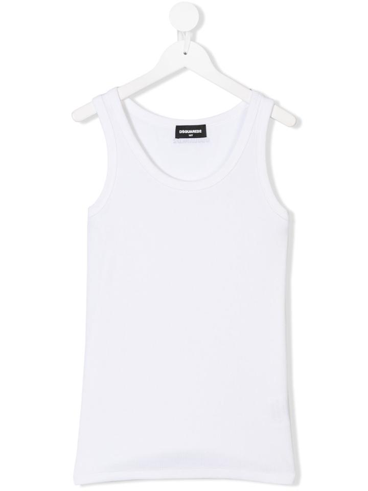 Dsquared2 Kids Classic Vest Top - White