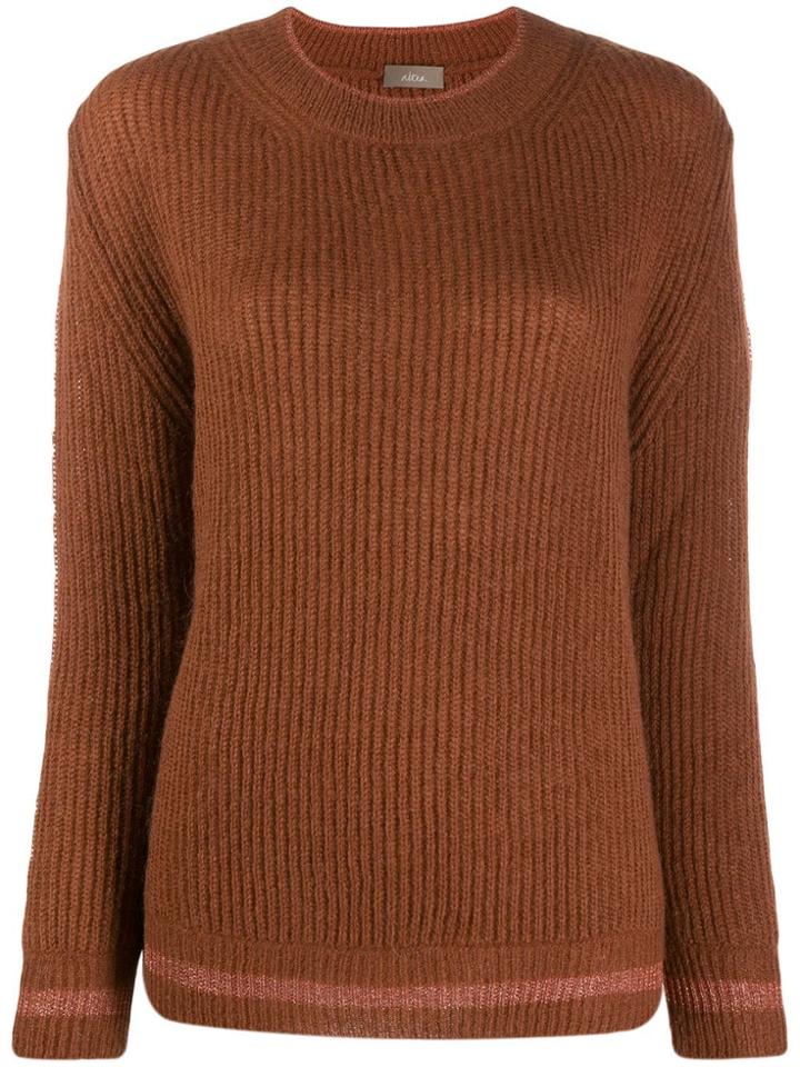 Altea Knitted Long Sleeve Jumper - Brown