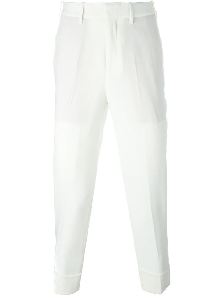 Neil Barrett Cropped Tuxedo Trousers